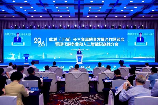 盐城恳谈会 发力人工智能与现代服务业，对接长三角创新资源